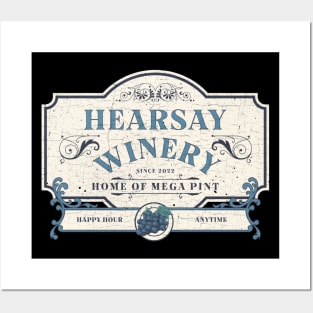 Hearsay winery Posters and Art